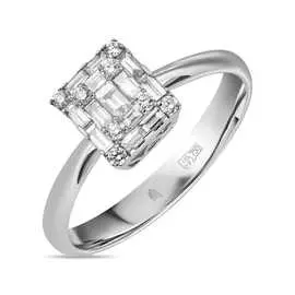 Кольцо c бриллиантами