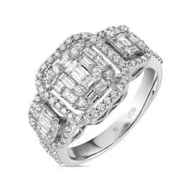 Кольцо c бриллиантами