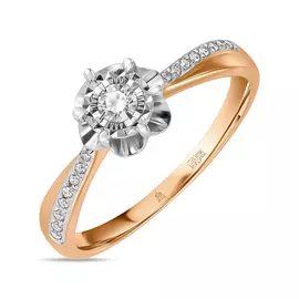 Кольцо c бриллиантами