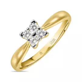 Кольцо c бриллиантами