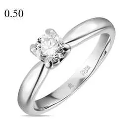 Кольцо c бриллиантом