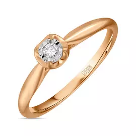 Кольцо c бриллиантом
