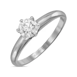 Кольцо c бриллиантом