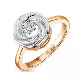 Кольцо c бриллиантом