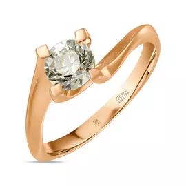 Кольцо c бриллиантом