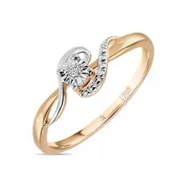 Кольцо c бриллиантом