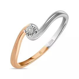 Кольцо c бриллиантом