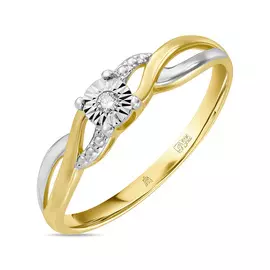 Кольцо c бриллиантом