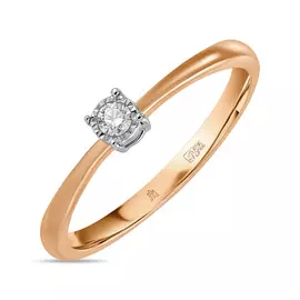 Кольцо c бриллиантом