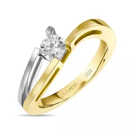 Кольцо c бриллиантом