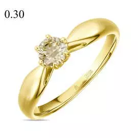 Кольцо c бриллиантом