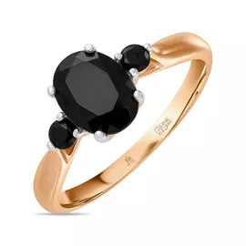 Кольцо c цветными сапфирами