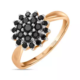 Кольцо c цветными сапфирами