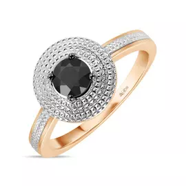 Кольцо c цветными сапфирами