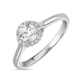 Кольцо c фианитами