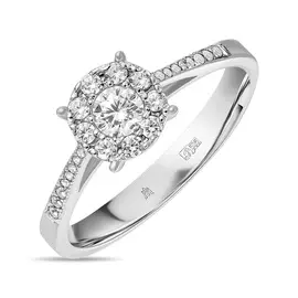 Кольцо c фианитами