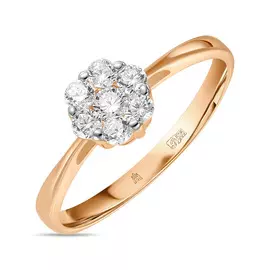 Кольцо c фианитами