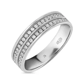 Кольцо c фианитами