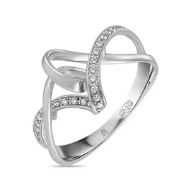 Кольцо c фианитами