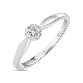 Кольцо c фианитами