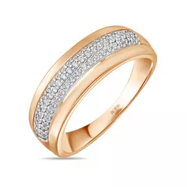 Кольцо c фианитами