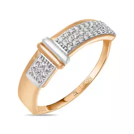 Кольцо c фианитами