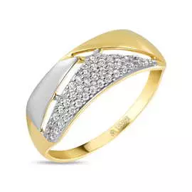 Кольцо c фианитами