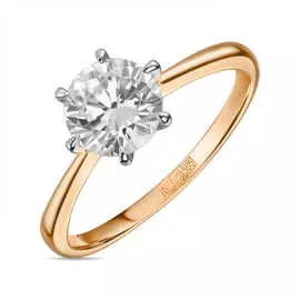 Кольцо c фианитом