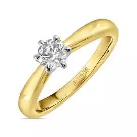 Кольцо c фианитом