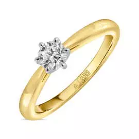 Кольцо c фианитом