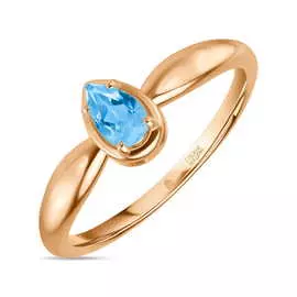 Кольцо c топазом