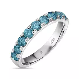 Кольцо c выращенным бриллиантом