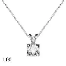 Колье c бриллиантом