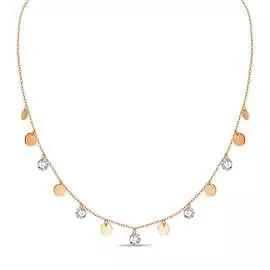 Колье c фианитами