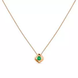 Колье c изумрудом