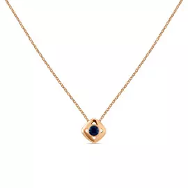 Колье c сапфиром