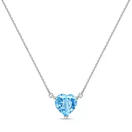 Колье c топазом