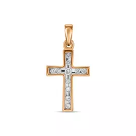 Крест c бриллиантами
