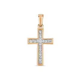Крест c бриллиантами
