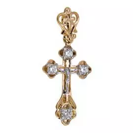 Крест c бриллиантами
