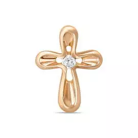 Крест c бриллиантом