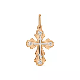 Крест c фианитами