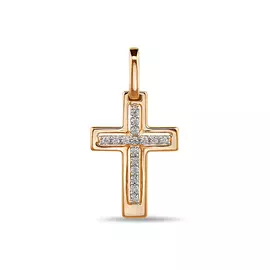 Крест c фианитами