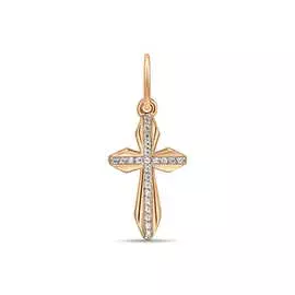 Крест c фианитами