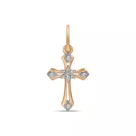 Крест c фианитами