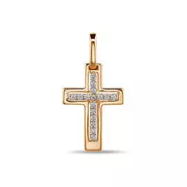 Крест c фианитами