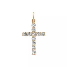 Крест c фианитами