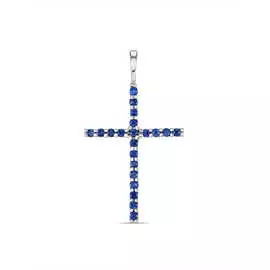 Крест c сапфирами