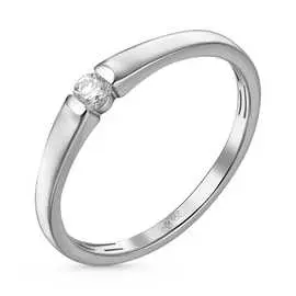 Платиновое кольцо c бриллиантами