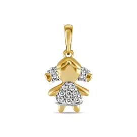 Подвеска c бриллиантами